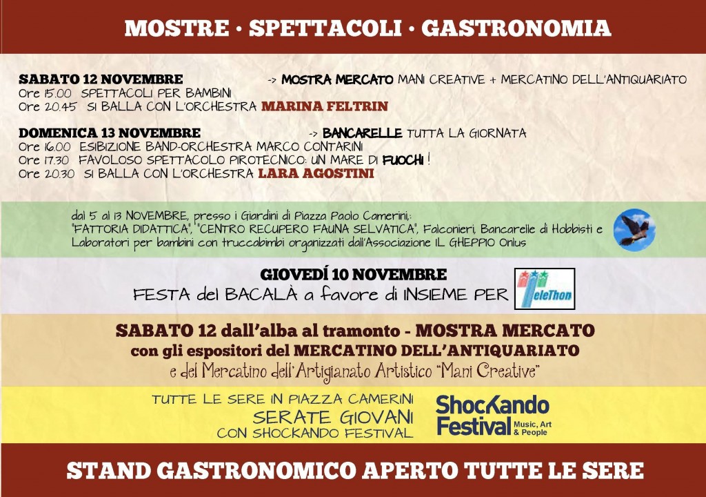 programma fiera di San Martino